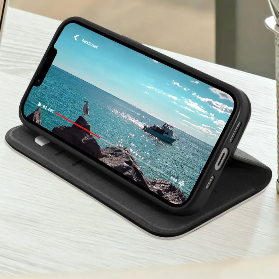 GUESS 4G Book Case iPhone 14 Pro - Grijs