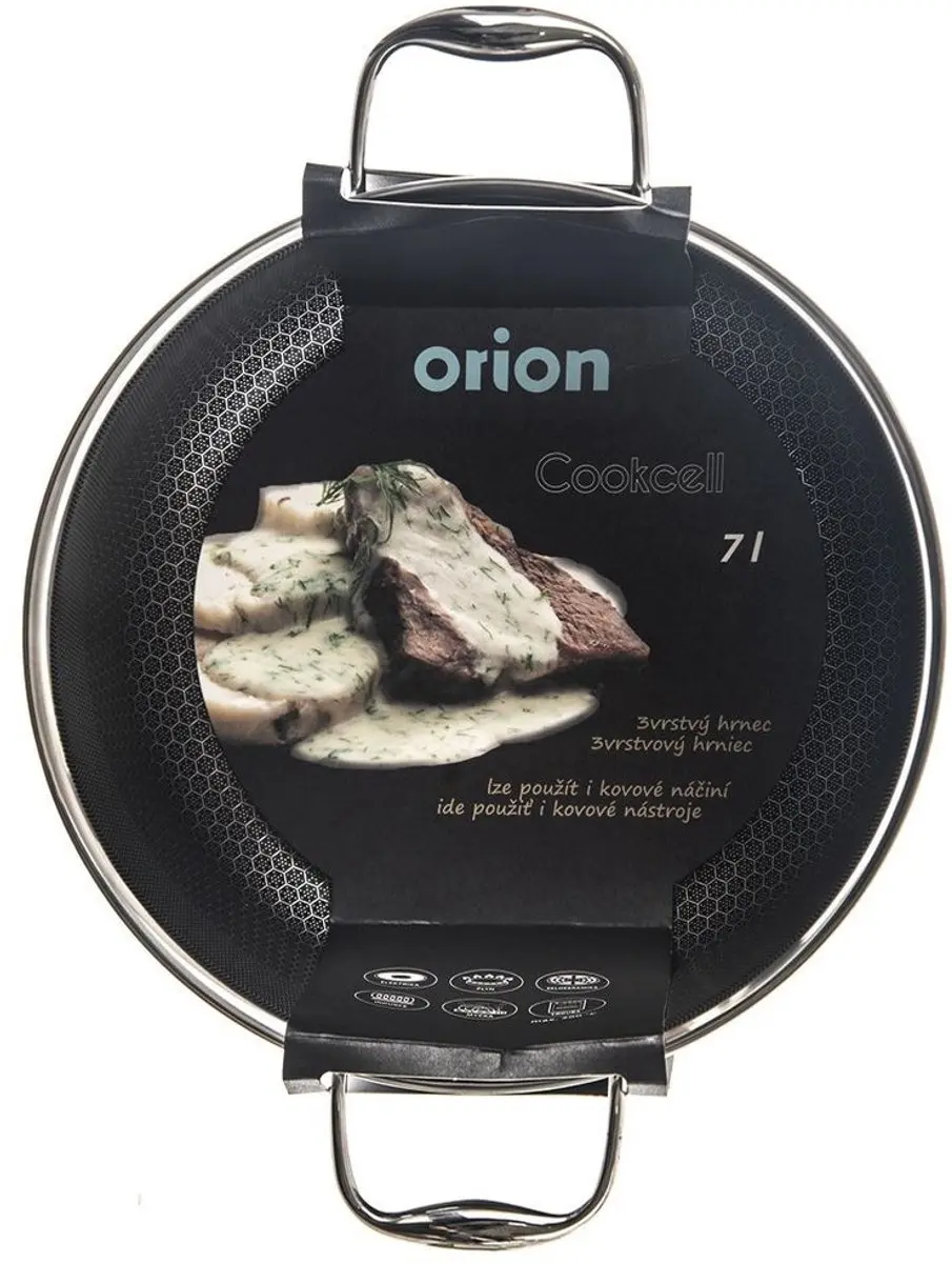 Orion Cookcell Hybride Roestvrijstalen Pan 26cm - 7L - afbeelding 6 van 6