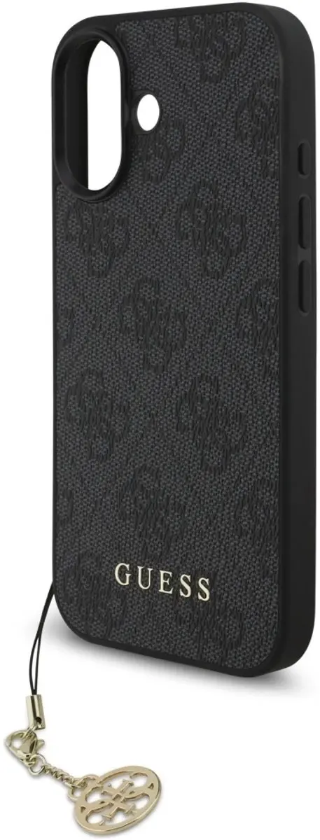GUESS 4G Charm Backcover iPhone 17 - Grijs - MagSafe - afbeelding 6 van 6