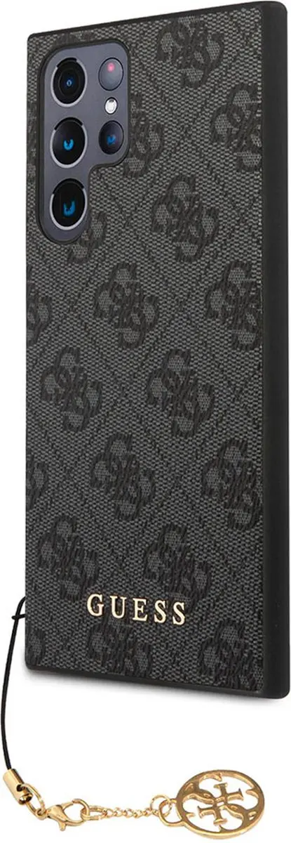 GUESS 4G Charms Back Cover - Samsung Galaxy S23 Ultra - Grijs