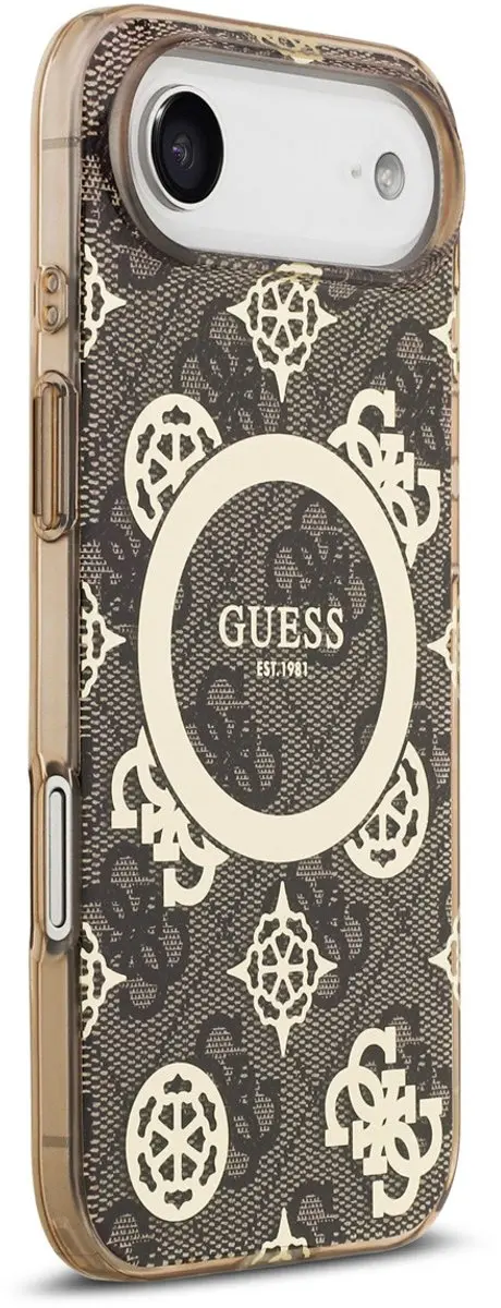 GUESS Telefoonhoesje iPhone 17 Air - MagSafe - Bruin