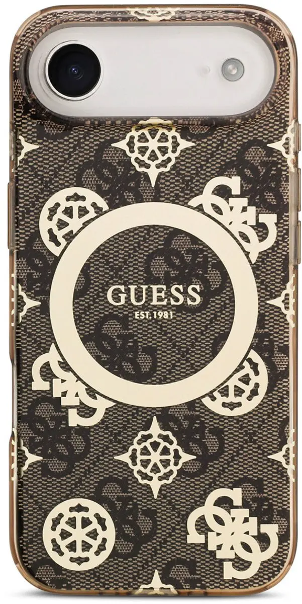 GUESS Telefoonhoesje iPhone 17 Air - MagSafe - Bruin