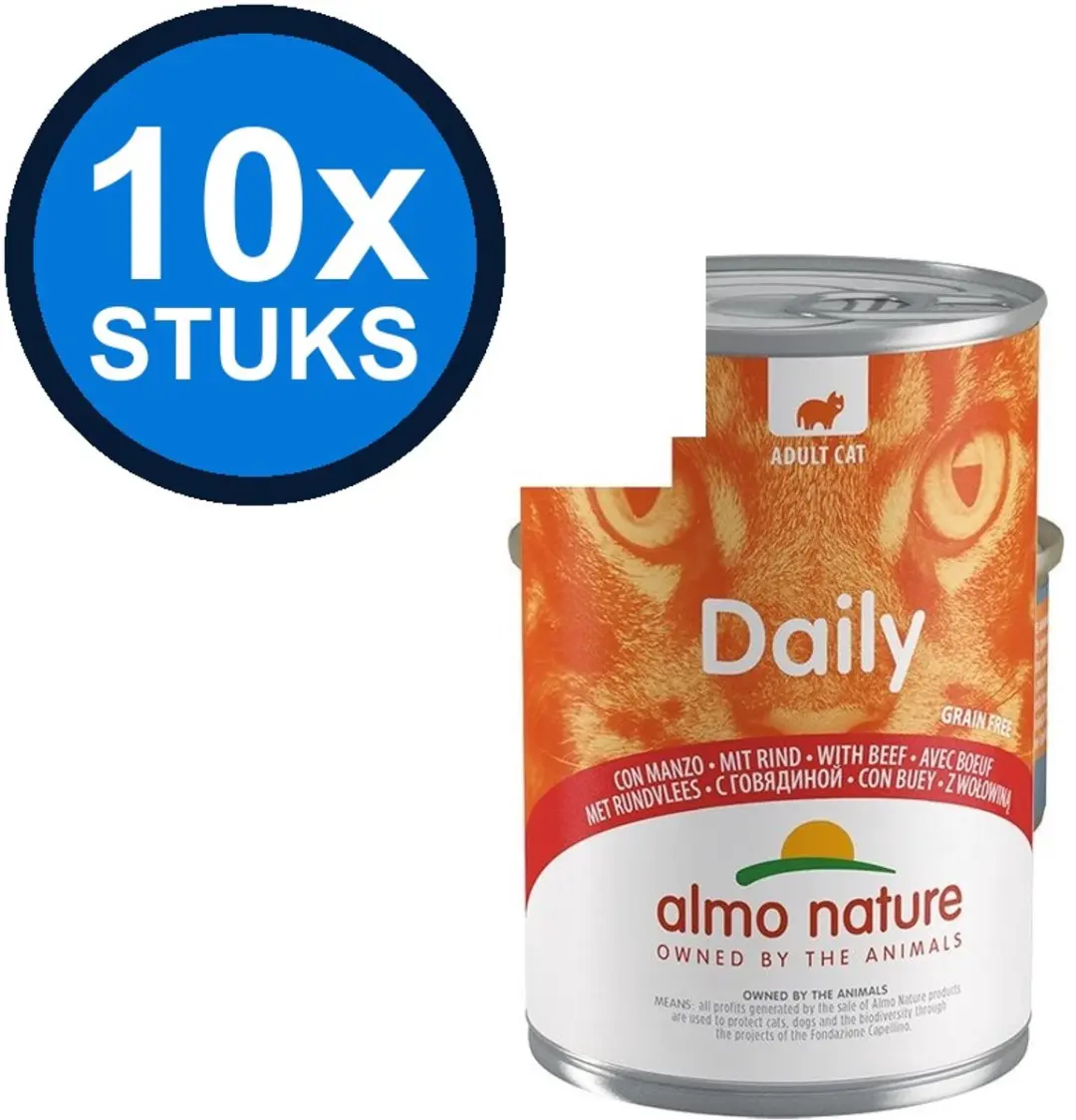 Almo Nature Daily Rund Natvoer Blik 400g
