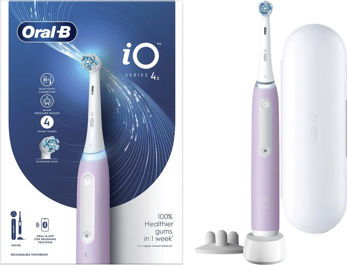 Oral-B iO 4S Vibrerende Tandenborstel Lavendel