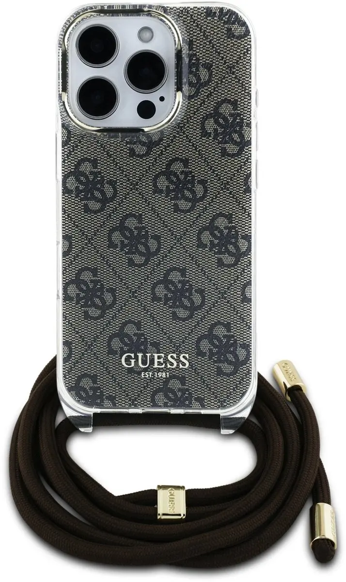Guess IML 4G Crossbody Hoesje 12950 - iPhone 16 Pro Max - Bruin - afbeelding 6 van 6