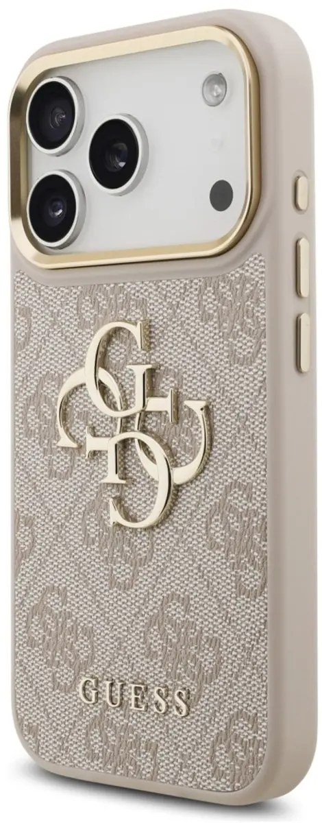 GUESS Case 4G Classic Logo - iPhone 17 Pro - Zwart