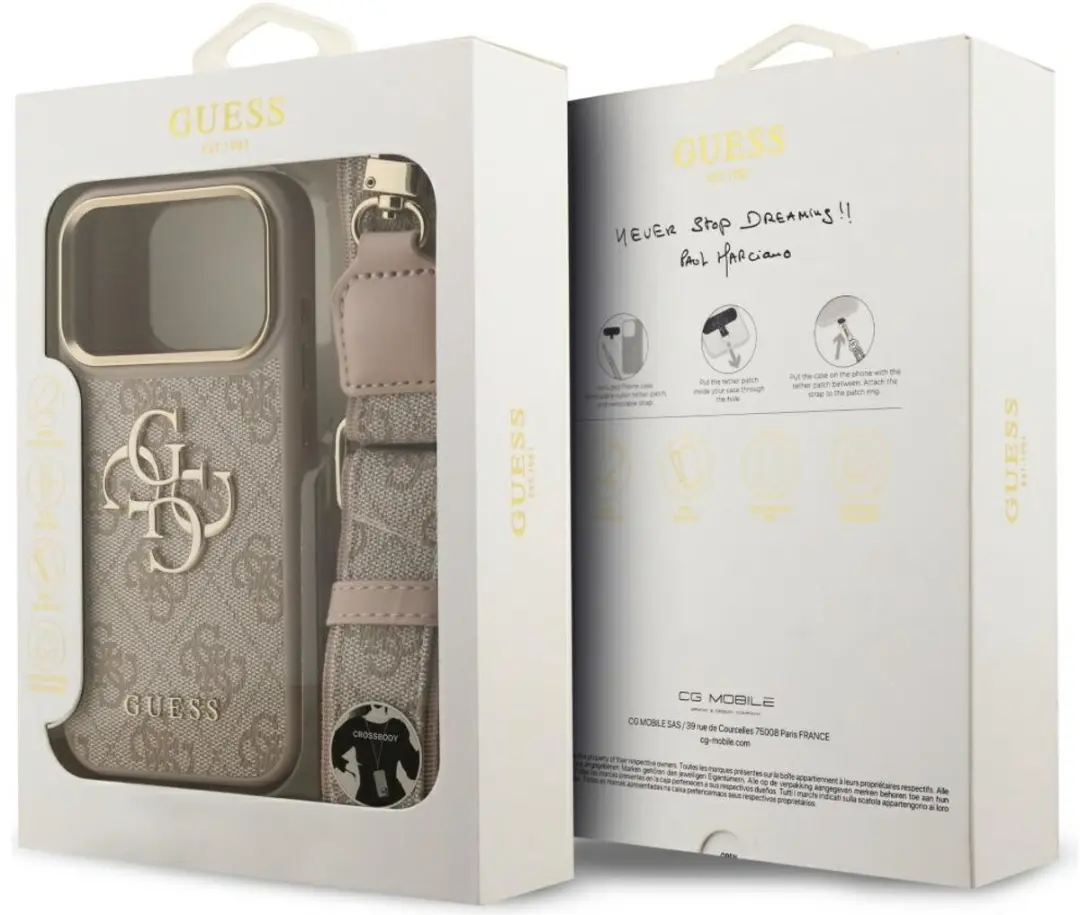 GUESS Case 4G Classic Logo - iPhone 17 Pro - Zwart - afbeelding 6 van 6