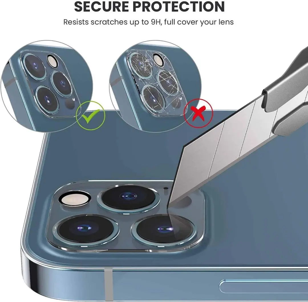 Fonu iPhone 12 Pro Max Camera Lens Beschermer - Transparant