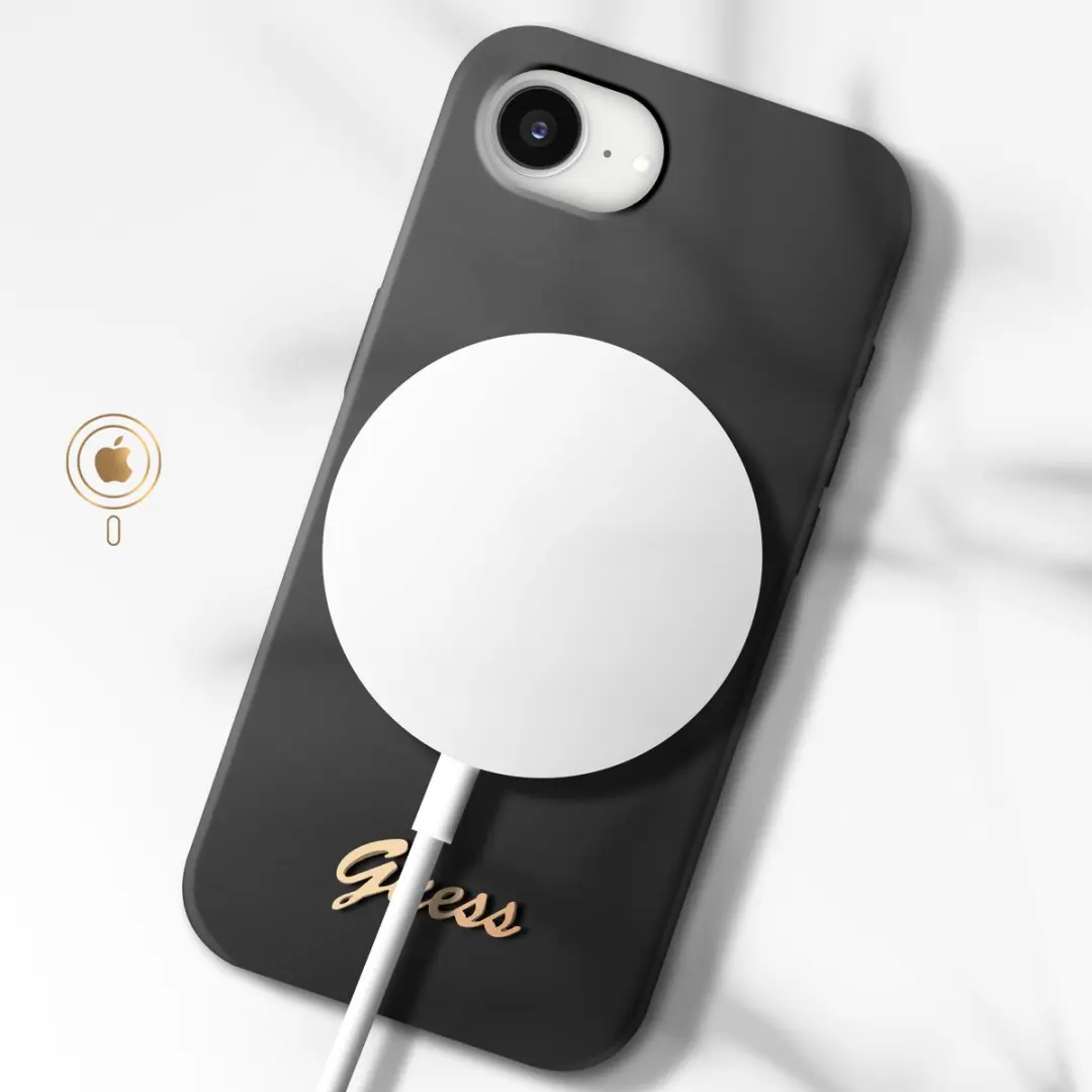 GUESS MagSafe Hoesje iPhone 17e - Zwart