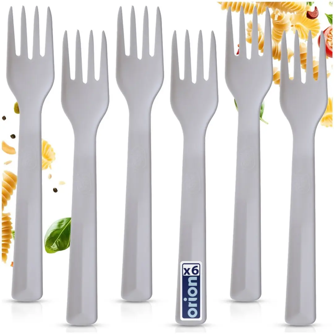 Orion Tafelvorken Grijs 18cm - 6 Stuks