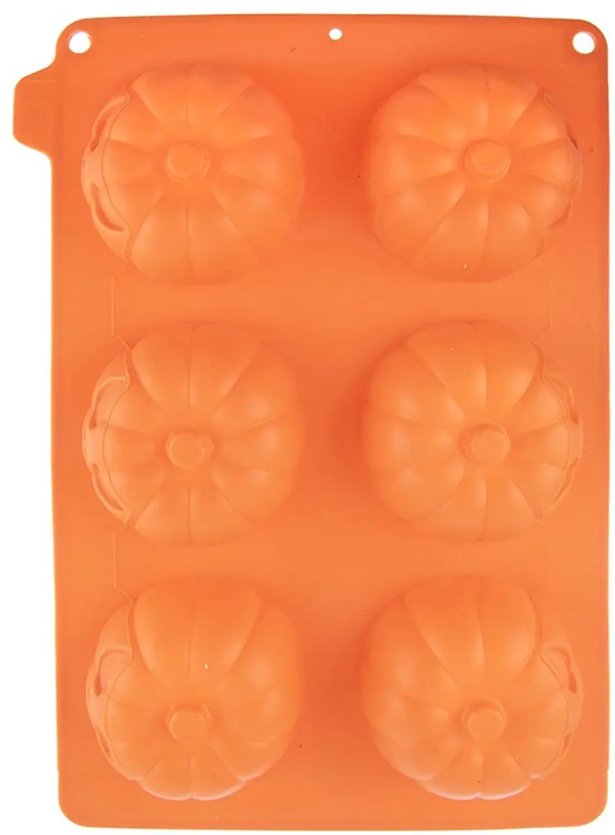 Orion Silicone Muffinvorm Halloween - 27x18x4cm Oranje