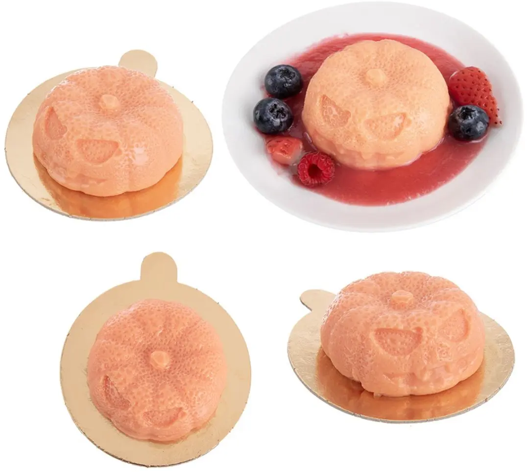 Orion Silicone Muffinvorm Halloween - 27x18x4cm Oranje