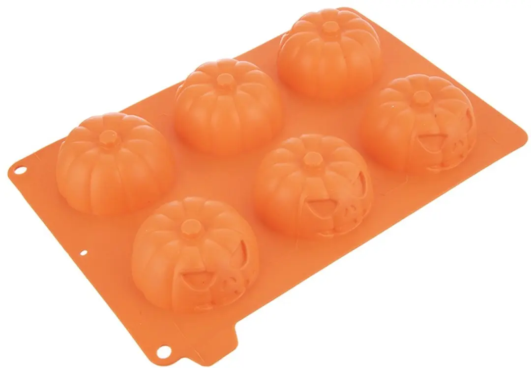 Orion Silicone Muffinvorm Halloween - 27x18x4cm Oranje - afbeelding 6 van 6