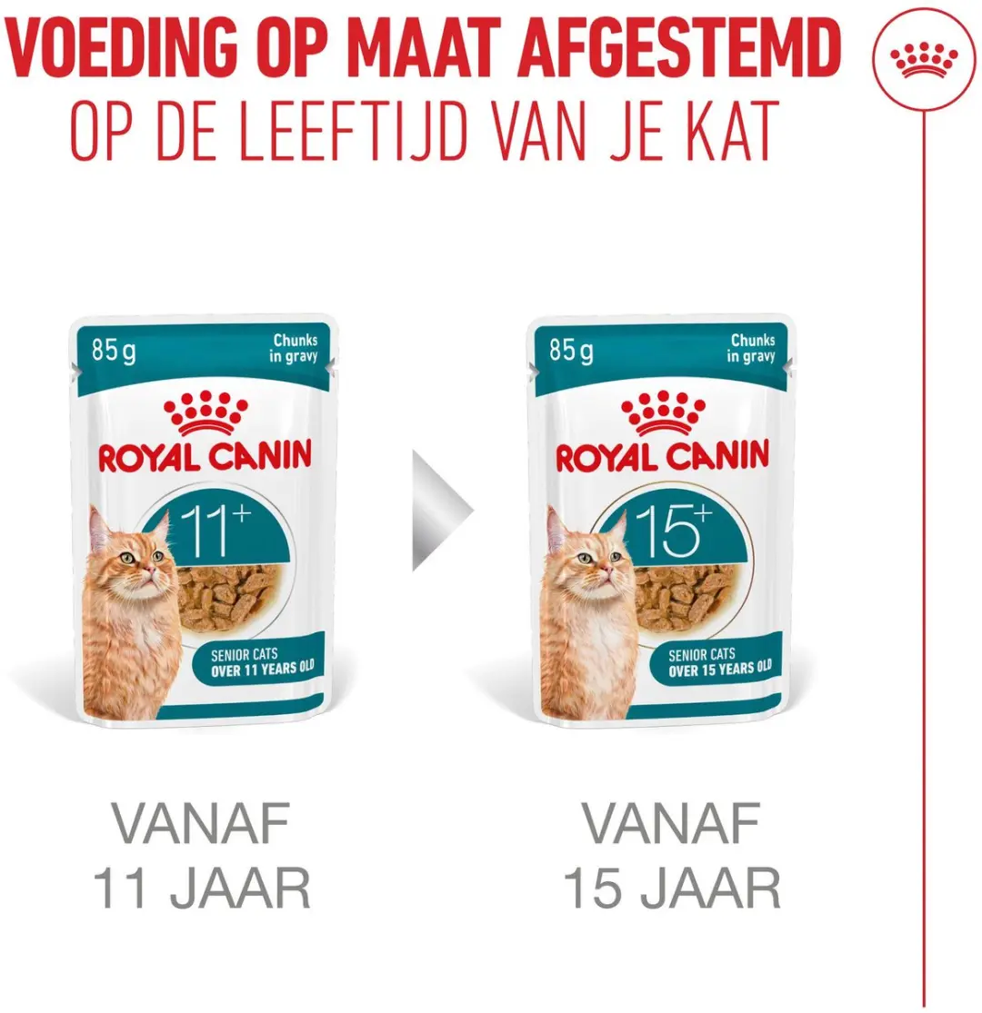 Royal Canin Kattenvoer Nat Gravy Ageing 11+ - 12x85g
