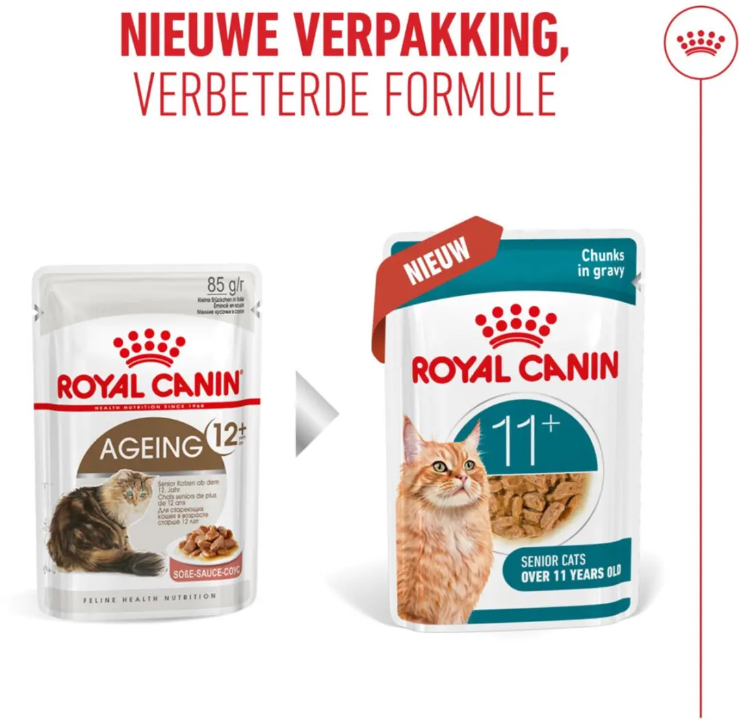 Royal Canin Kattenvoer Nat Gravy Ageing 11+ - 12x85g - afbeelding 6 van 6