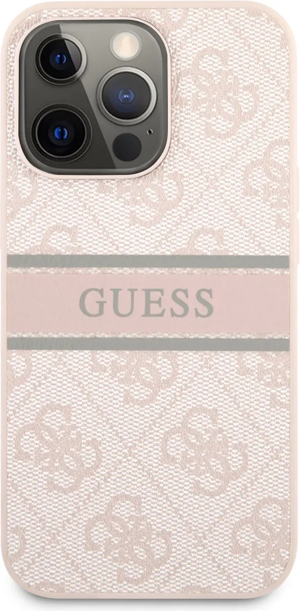Guess iPhone 13 Pro Back Cover - Roze - MagSafe