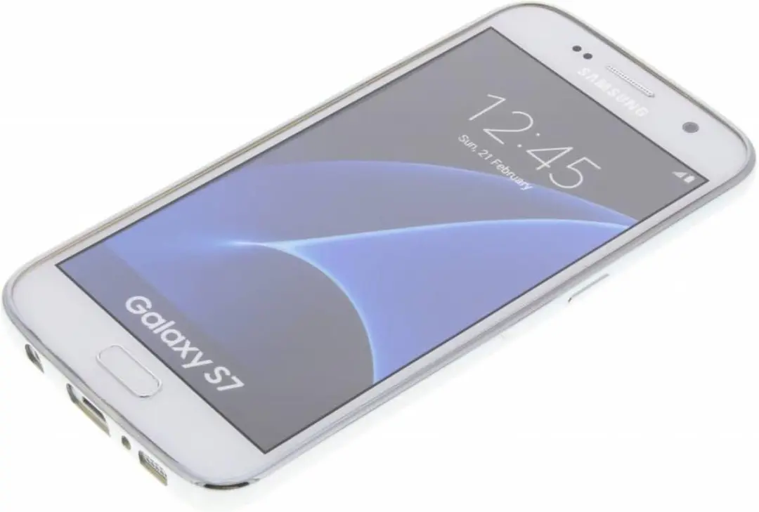 Guess Signature Heart S206-12 Hoesje - Samsung Galaxy S7 - Zilver