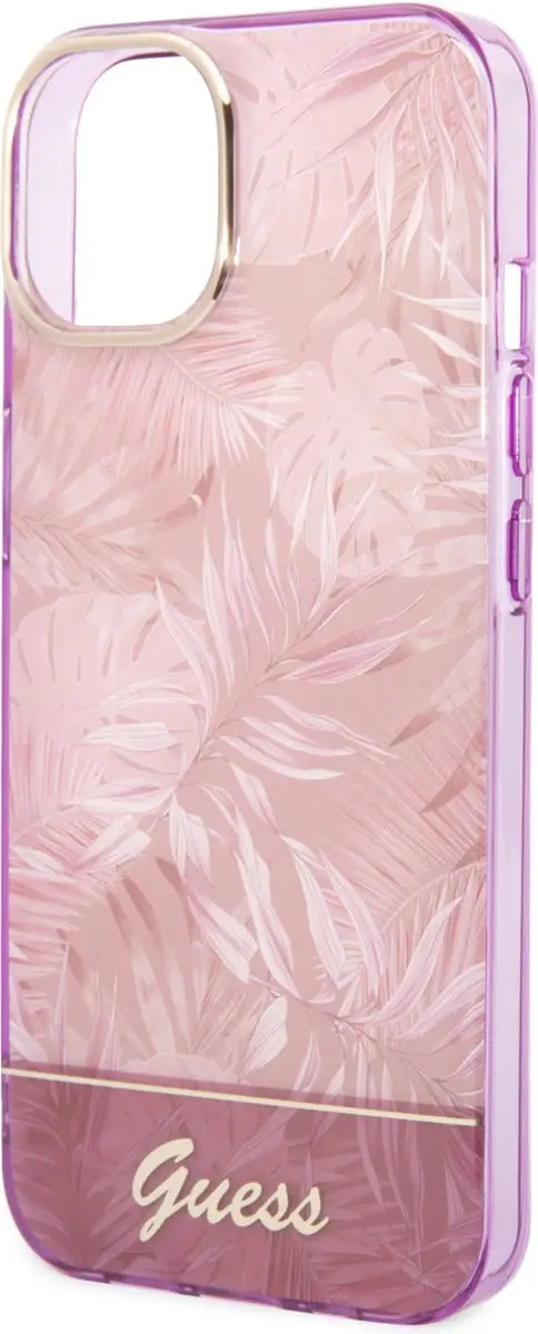 GUESS TPU Telefoonhoesje iPhone 14 Plus - Roze - MagSafe - afbeelding 6 van 6