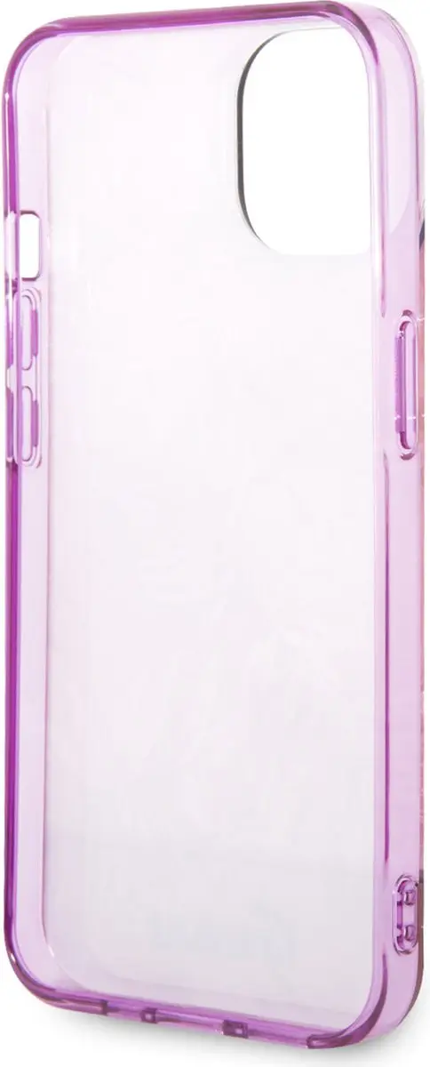 GUESS TPU Telefoonhoesje iPhone 14 Plus - Roze - MagSafe