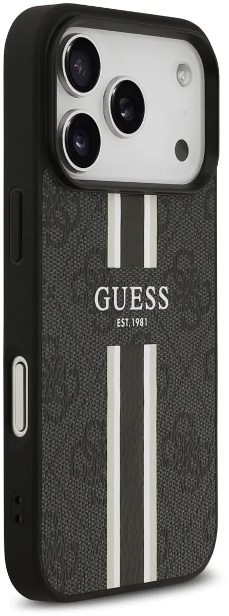 GUESS Hoesje iPhone 17 Pro 3666339491383 - Zwart