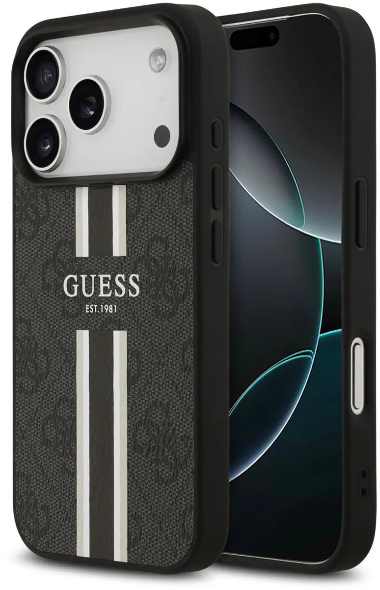 GUESS Hoesje iPhone 17 Pro 3666339491383 - Zwart