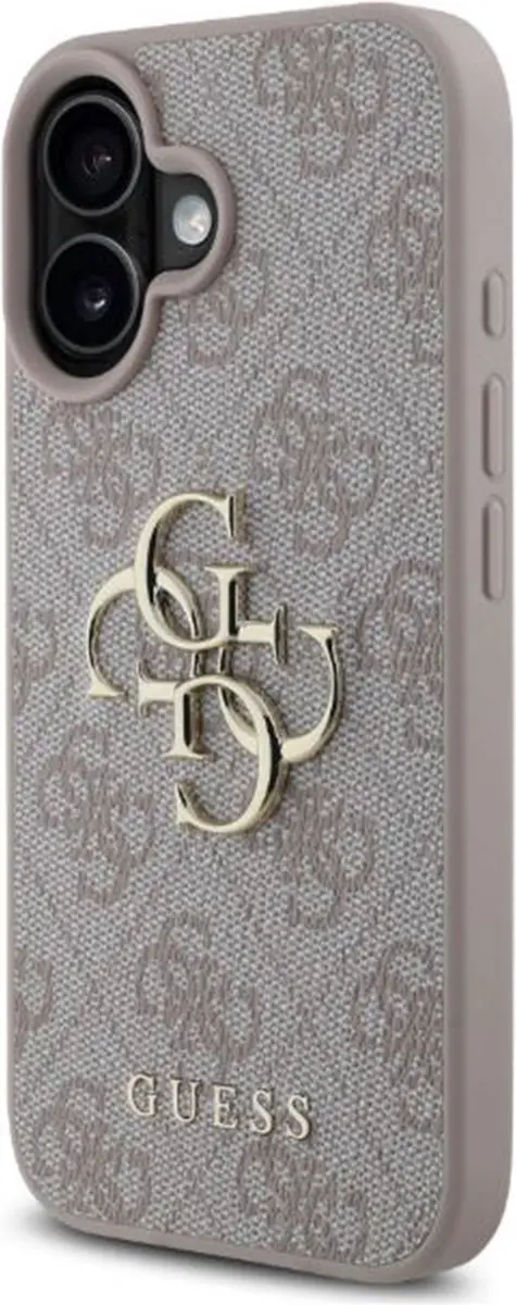 Guess iPhone 16 Backcover - Roze - 3666339327644 - afbeelding 6 van 6