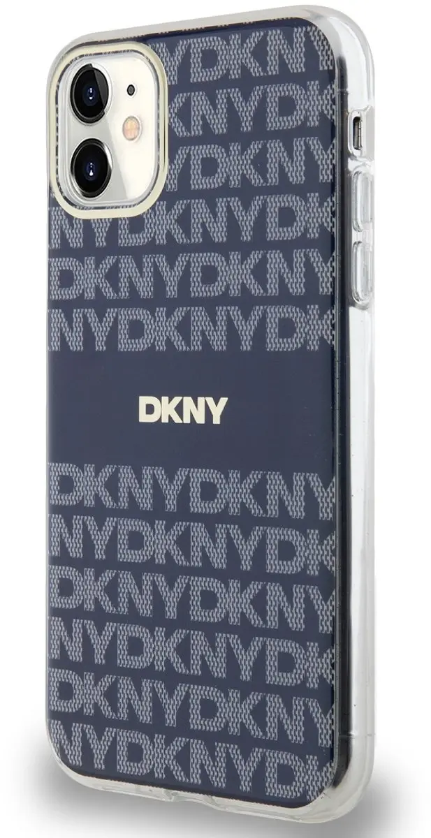 DKNY Hoesje iPhone 11 MagSafe Blauw DKHMN61HRHSEB