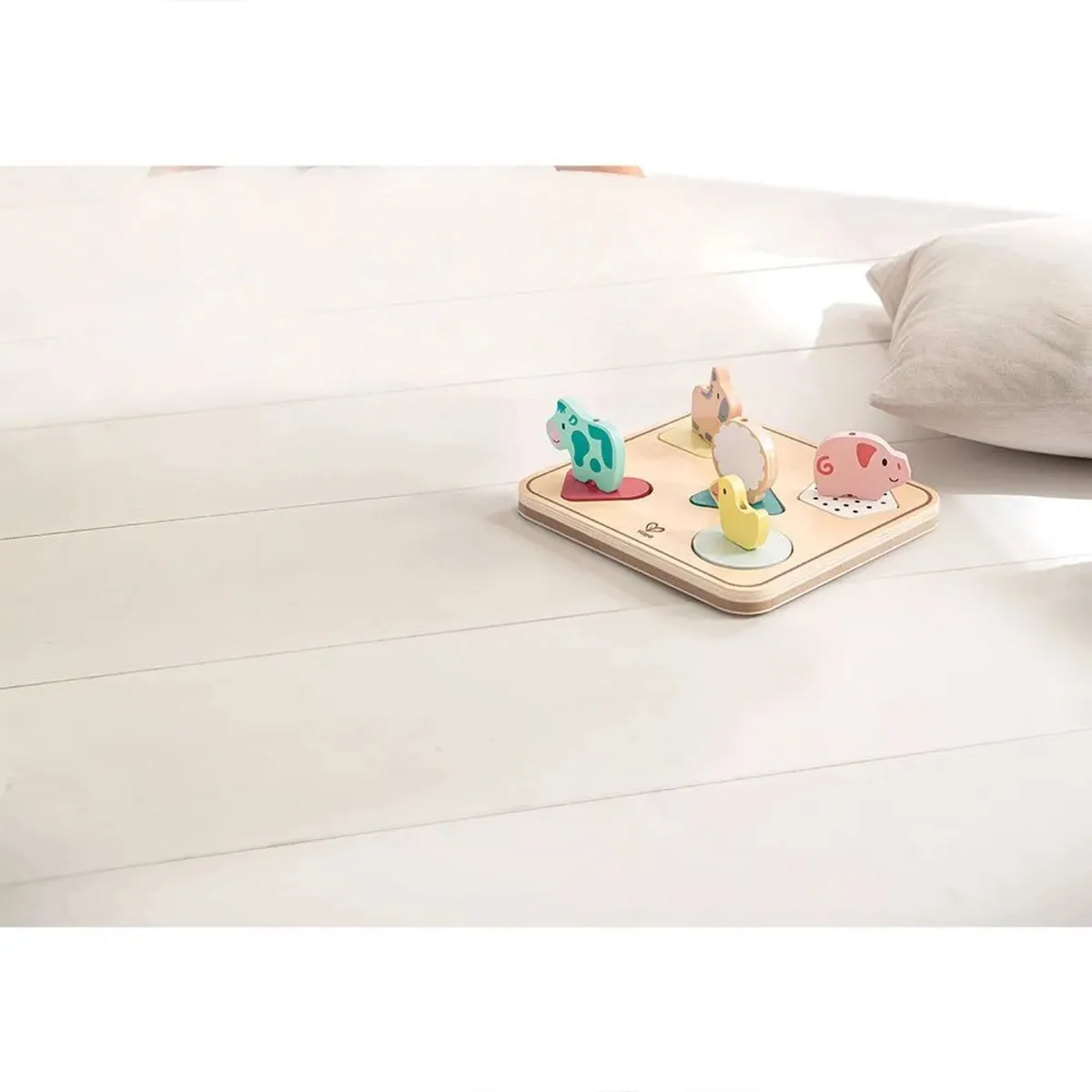 Hape Tom Dierengeluidenpuzzel 12 Stuks - Veelkleurig