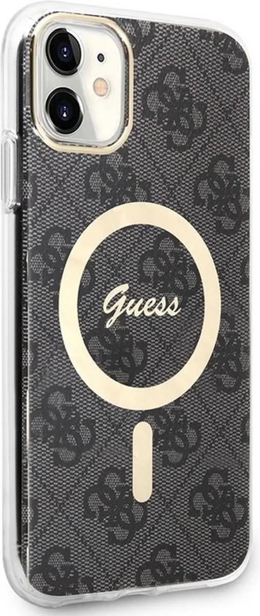 GUESS 4G Back Case MagSafe iPhone 11 - Grijs