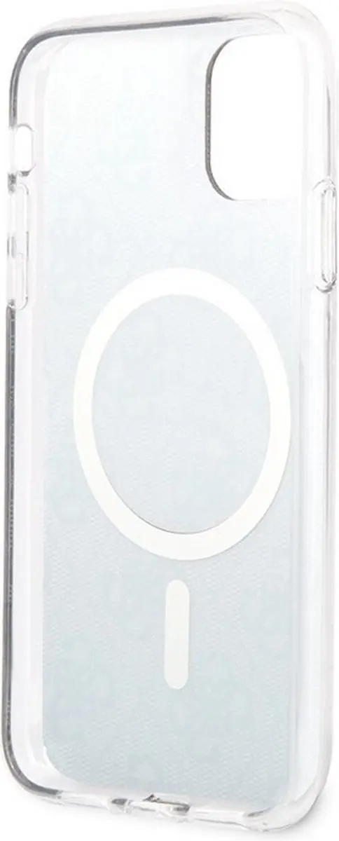 GUESS 4G Back Case MagSafe iPhone 11 - Grijs