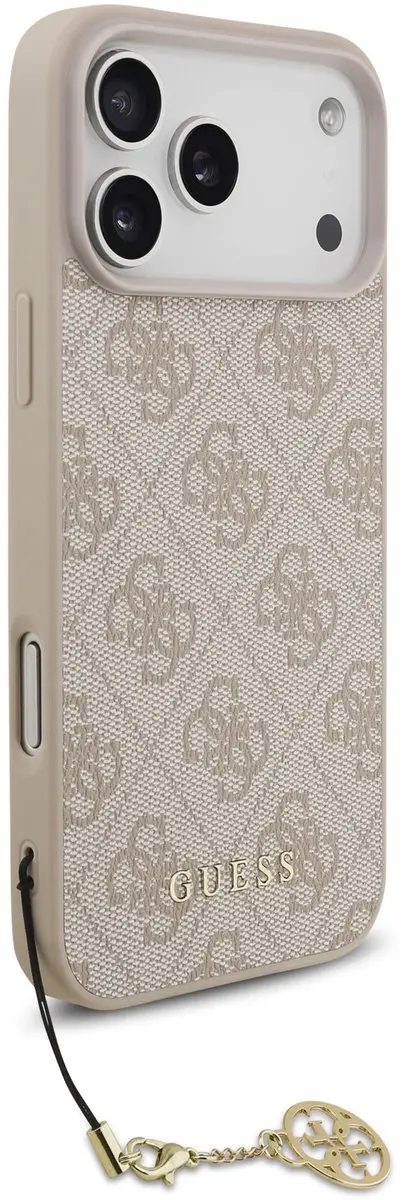 GUESS 4G Charm Backcover iPhone 17 Pro Max - Roze - MagSafe - afbeelding 6 van 6