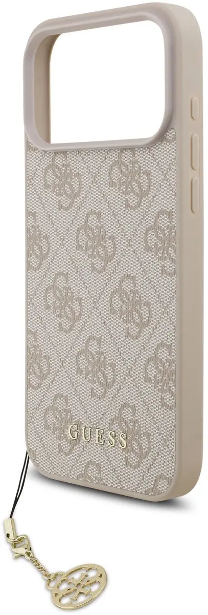 GUESS 4G Charm Backcover iPhone 17 Pro Max - Roze - MagSafe