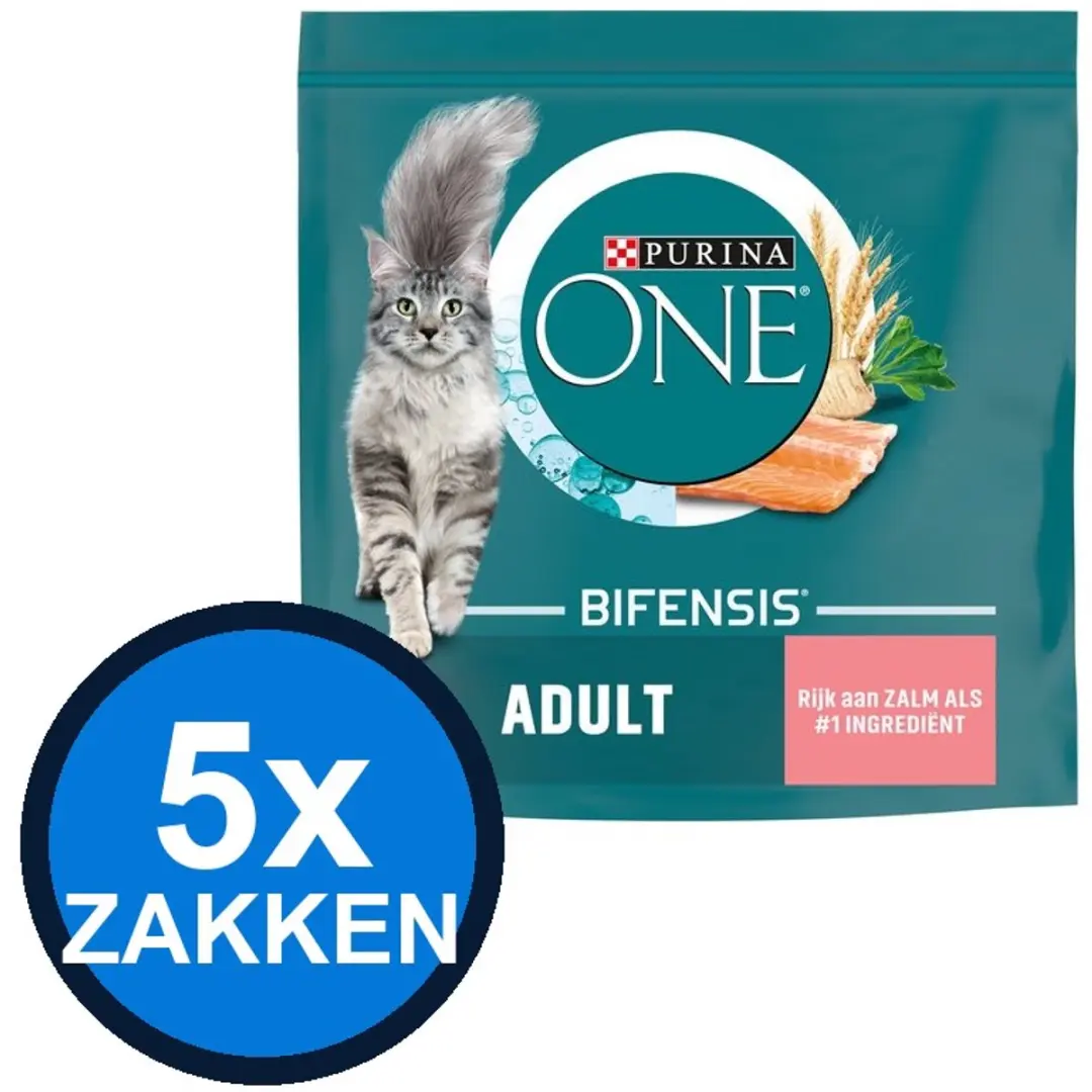 Purina One Adult Zalm Kattenvoer Droogvoer