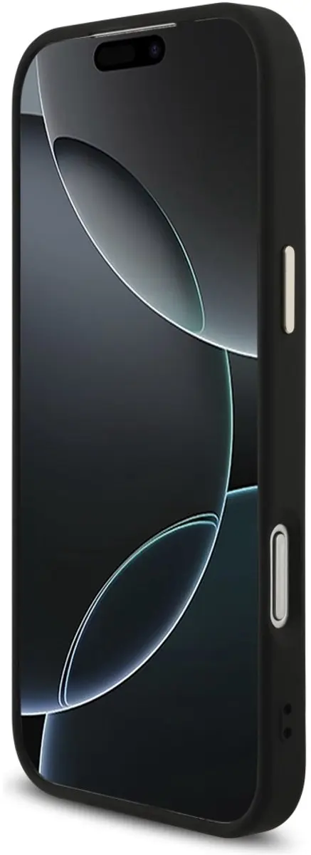 GUESS PU Fixed Glitter 4G Backcover iPhone 17 Pro Max 14703 - Zwart