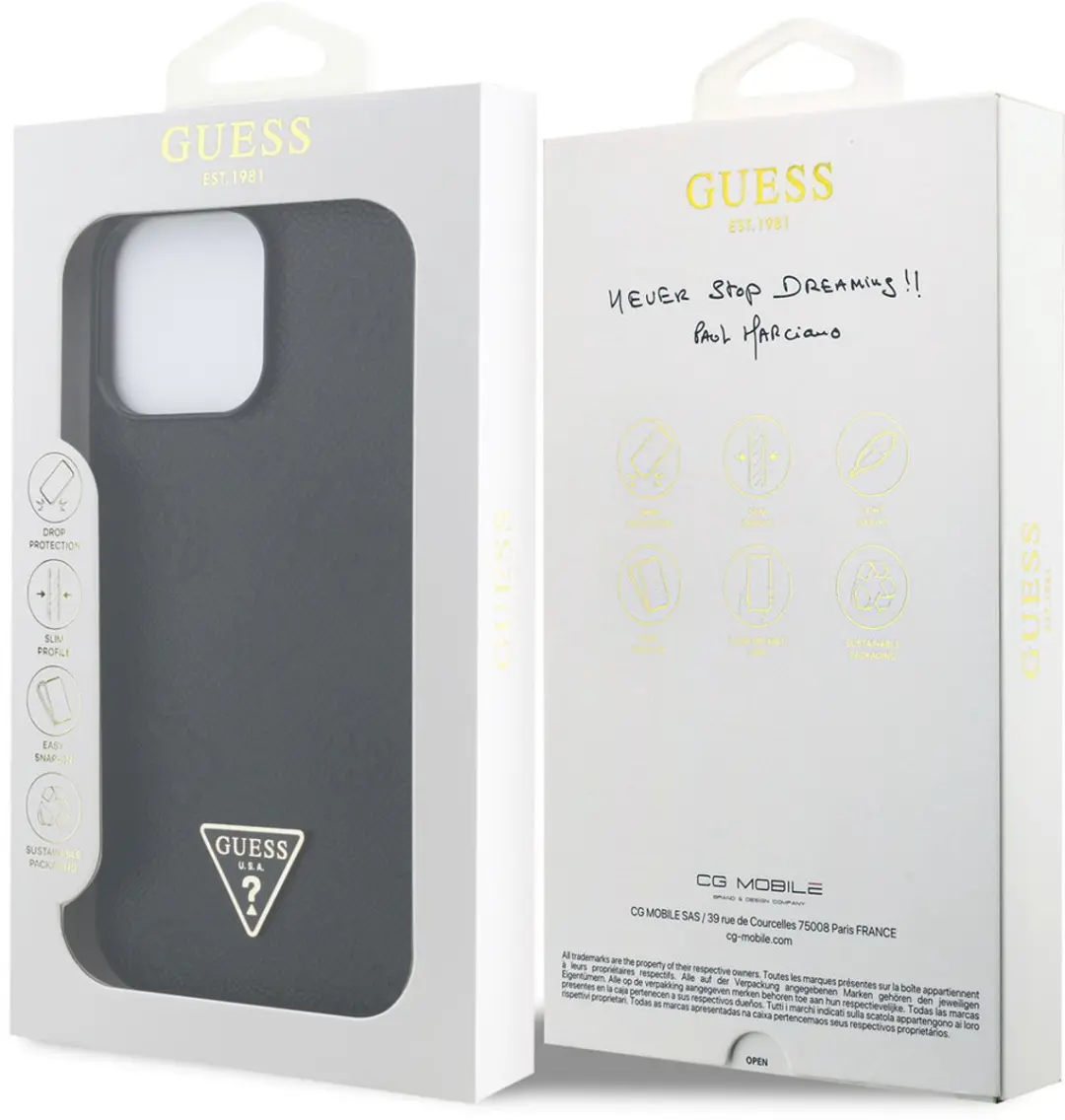 Guess Telefoonhoesje iPhone 15 Pro Max - Zwart