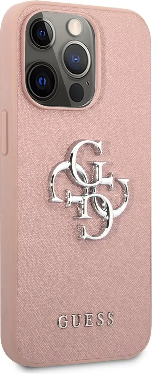 GUESS iPhone 13 Pro Hoesje - Roze - MagSafe - 3666339024215