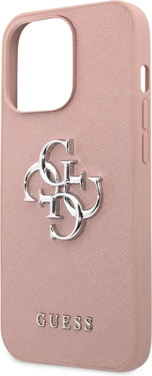 GUESS iPhone 13 Pro Hoesje - Roze - MagSafe - 3666339024215 - afbeelding 6 van 6