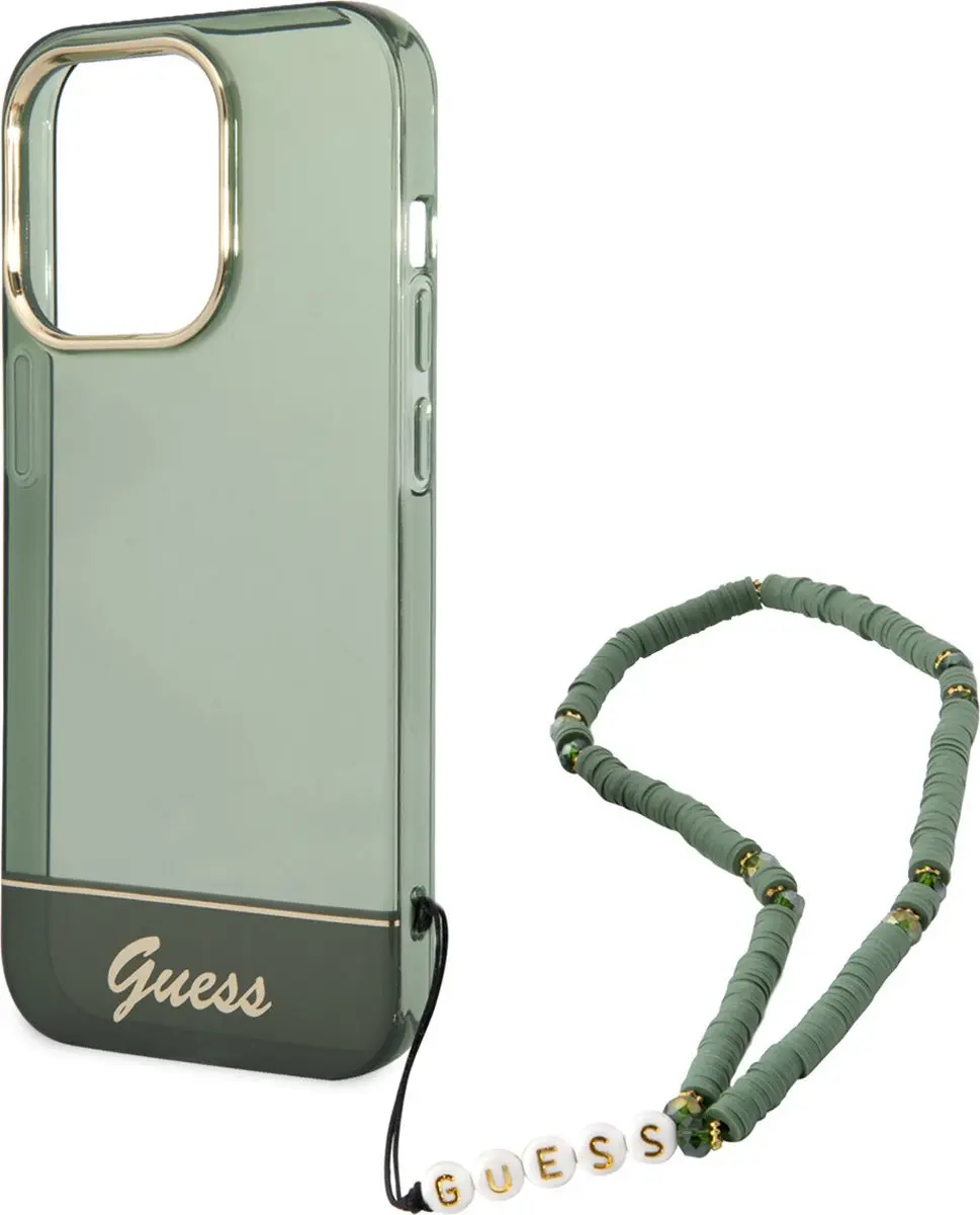 Guess Hoesje iPhone 14 Pro - Groen - 3666339064266