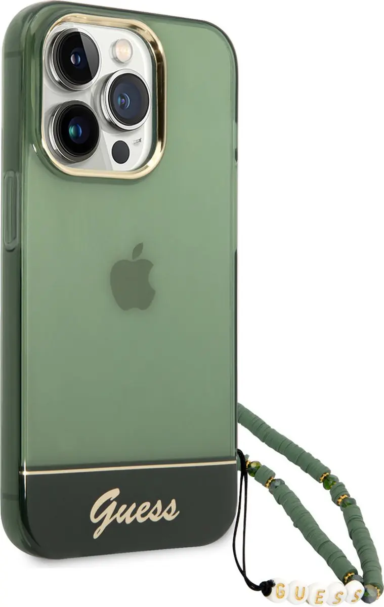 Guess Hoesje iPhone 14 Pro - Groen - 3666339064266