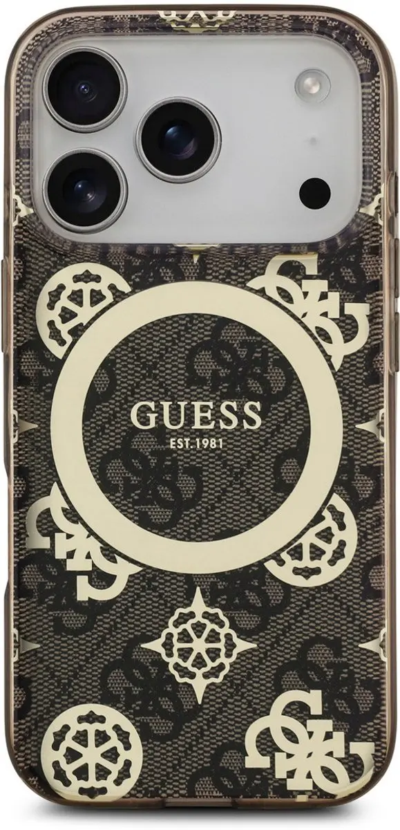 GUESS Telefoonhoesje iPhone 17 Pro Max - MagSafe - Bruin
