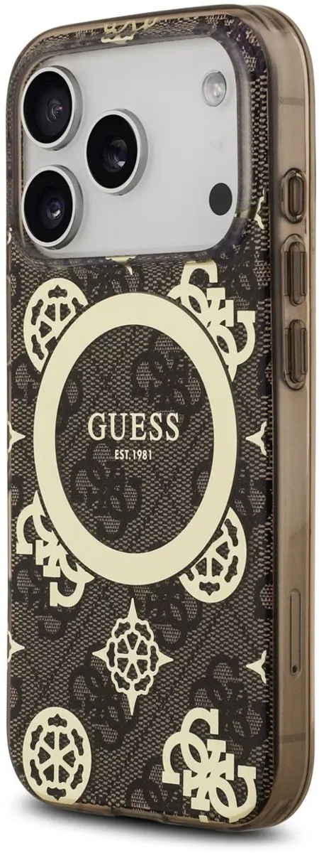 GUESS Telefoonhoesje iPhone 17 Pro Max - MagSafe - Bruin