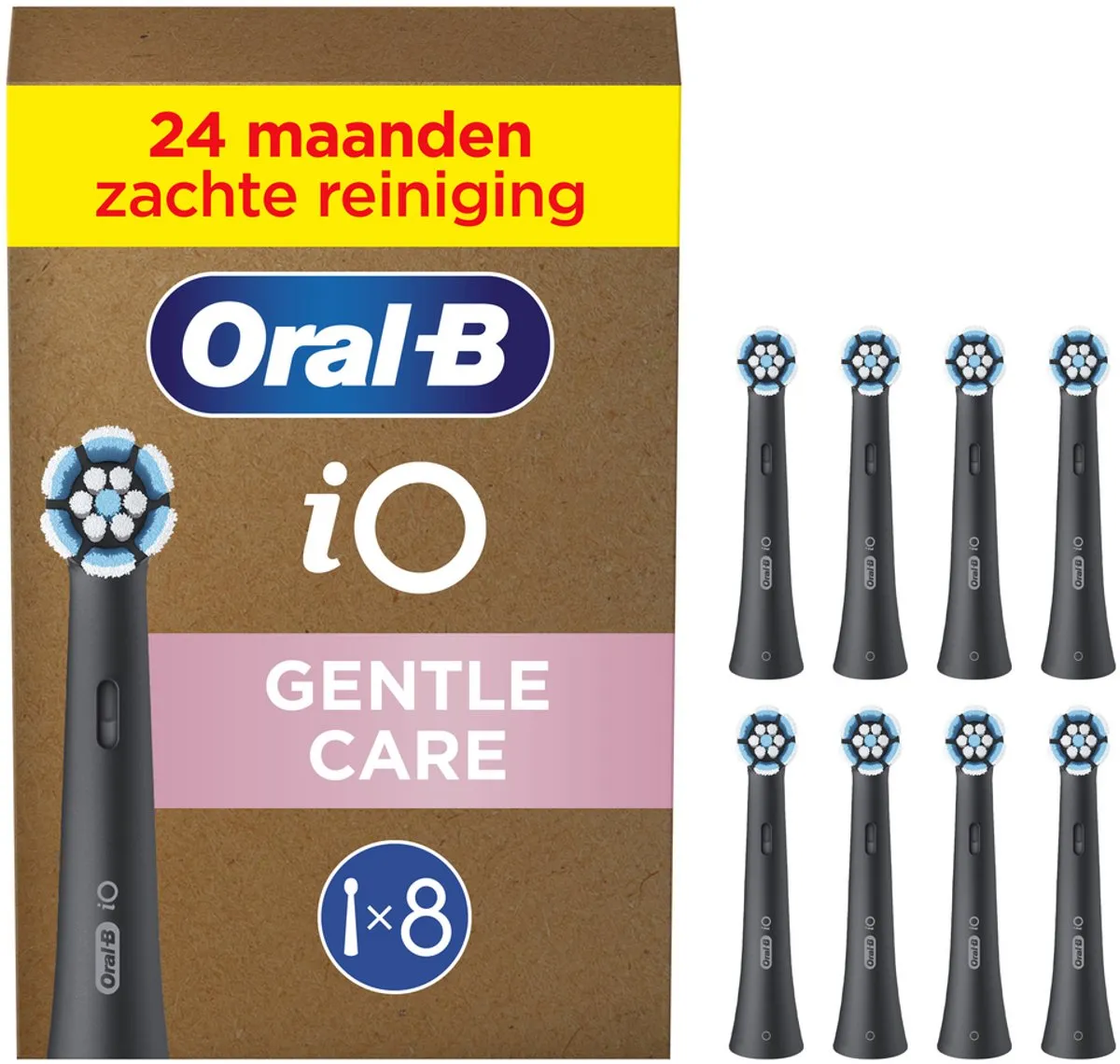 Oral-B iO Gentle Care Opzetborstels 8 Stuks