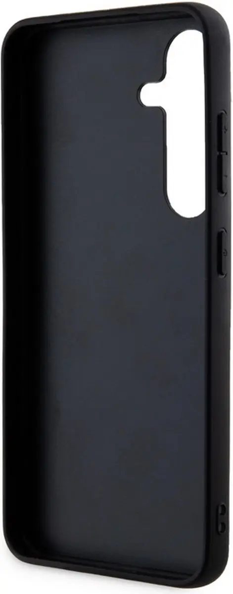 GUESS 4G Metal Logo Back Case GUHCS24S4GMGGR - Samsung Galaxy S24 - Grijs