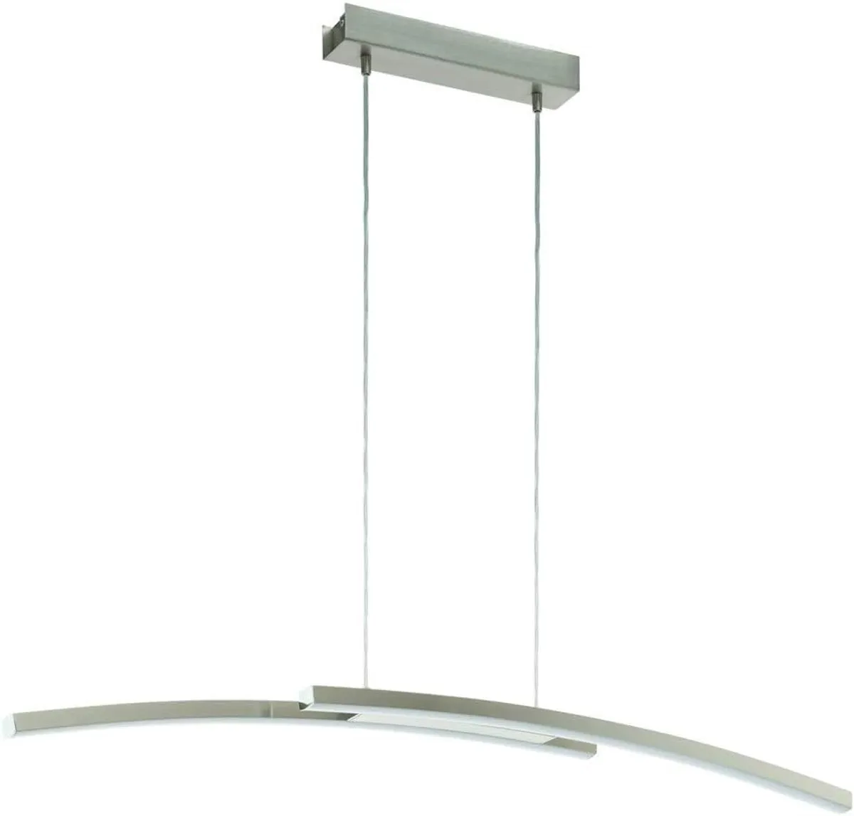 Eglo Fraioli-C Slimme Hangverlichting Bluetooth - Nikkel/Wit