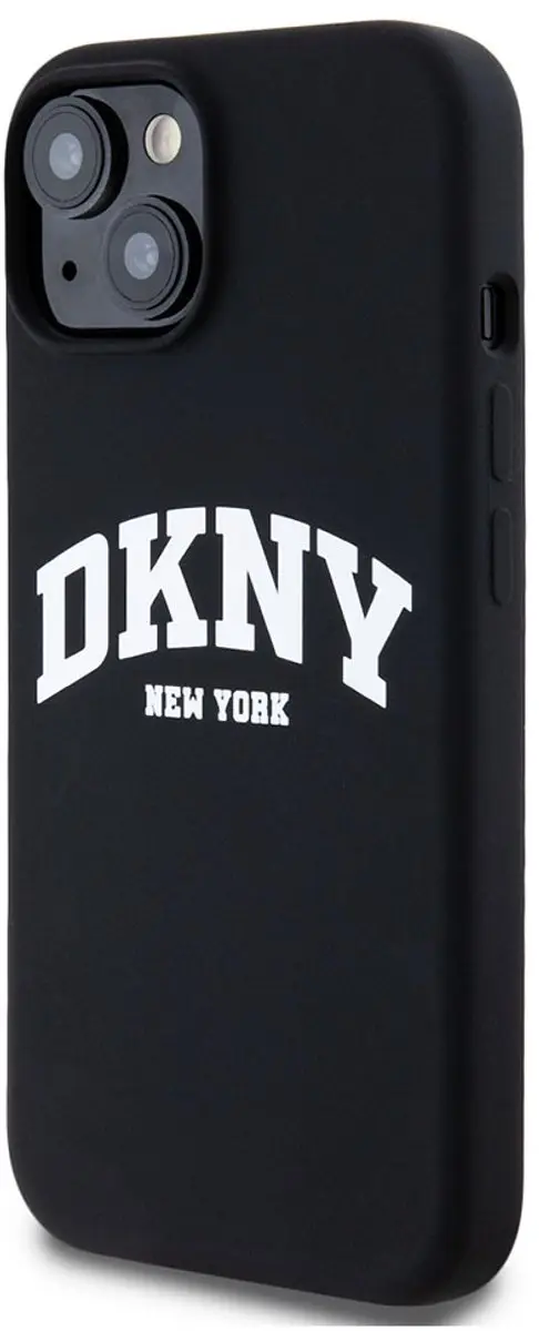 DKNY Silicone Arch Logo Back Case DKHMP14SSNYACH - iPhone 14 - Zwart - afbeelding 6 van 6
