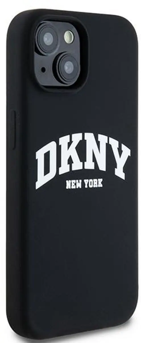 DKNY Silicone Arch Logo Back Case DKHMP14SSNYACH - iPhone 14 - Zwart