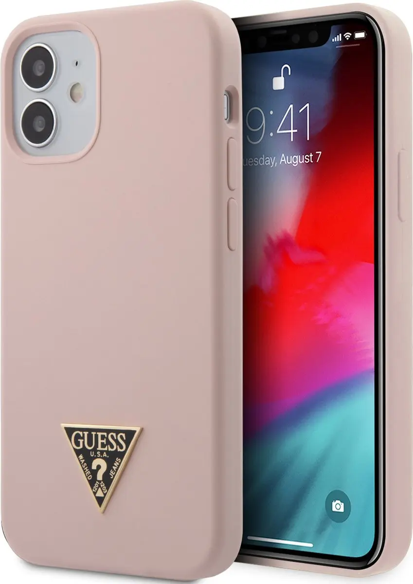 Guess iPhone 12 Mini Hoesje - Roze - S212-3