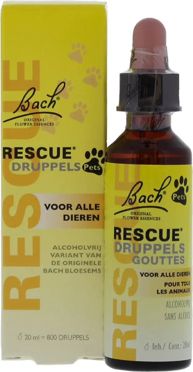 Bach Rescue Pets Druppels 20ml - afbeelding 6 van 6