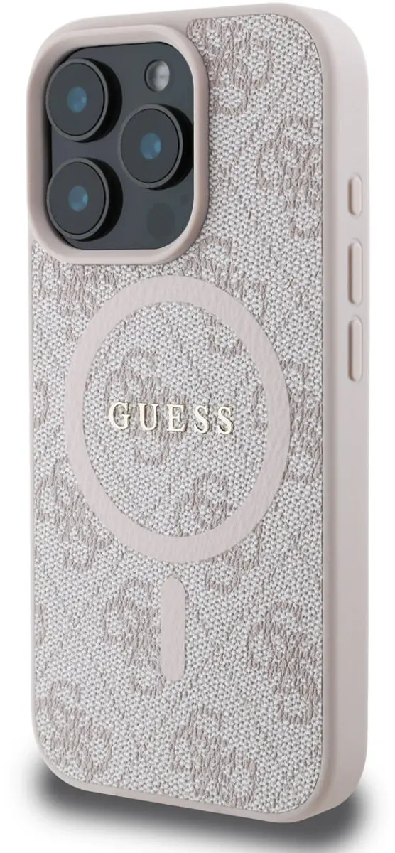 Guess 4G Ring Classic Logo Hoesje iPhone 16 Pro Max