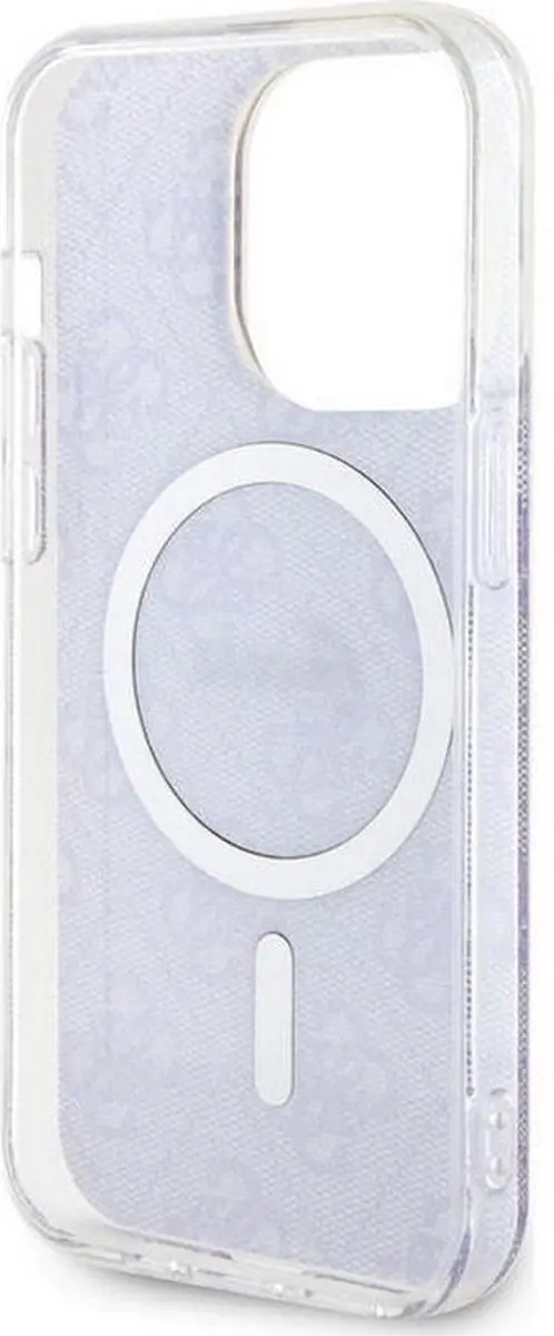 Guess 4G Back Case MagSafe iPhone 14 Pro Max - Paars